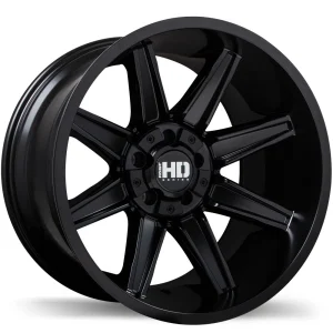Fast HD – HAVOK – Black – 20″x12″ -44mm – All weather Wheels – F262-2020-28BT-44C871